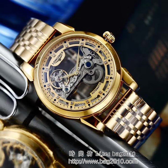 LONGINES浪琴 高級定制 全自動機械 男士腕表 WSS0247